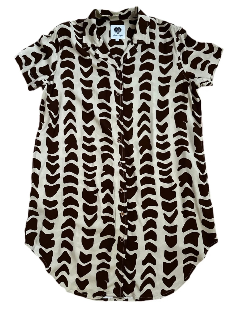 Hebrew cone aloha shirt dress